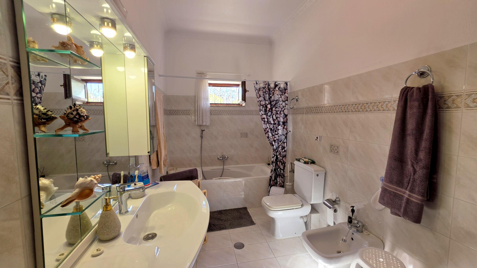 Bathroom of spacious residence for sale in Lefkimmi Corfu