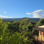 Mountain views from the first floor bedroom