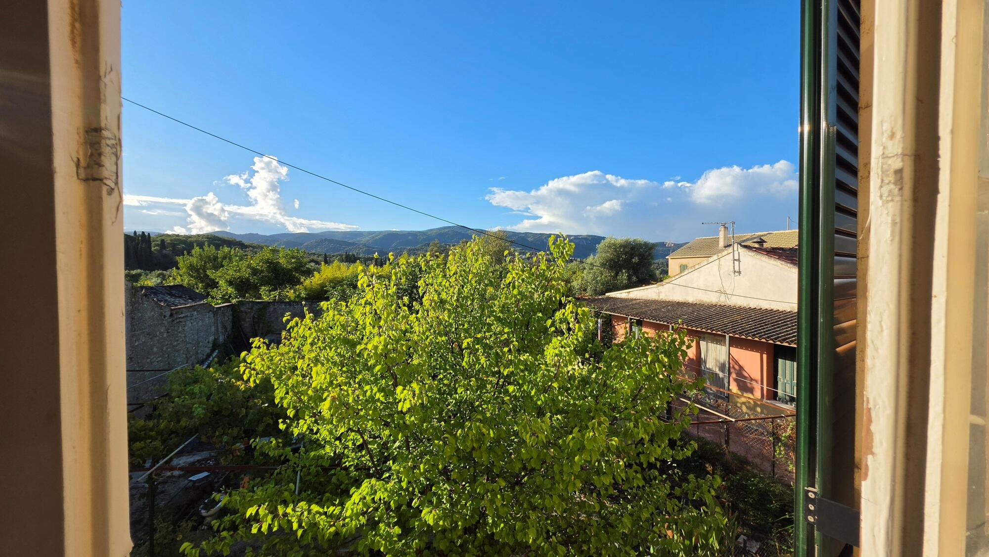 Village and mountain views from the first floor
